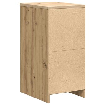 Garagekast 40x51x85 cm massief grenenhout artisan eikenkleurig 8