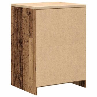Garagekast 60x51x85 cm massief grenenhout oud hout 8
