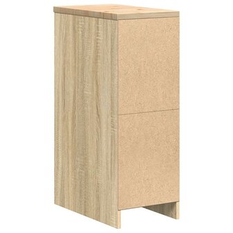 Garagekast 30x51x85 cm massief grenenhout sonoma eikenkleurig 8