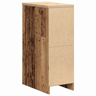 Garagekast 30x51x85 cm massief grenenhout oud hout 8