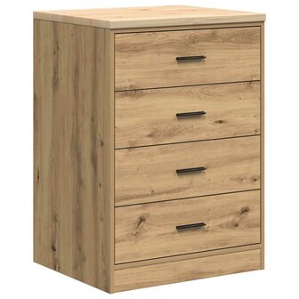 Garagekast 60x51x85 cm massief grenenhout artisan eikenkleurig 2