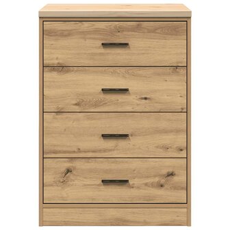 Garagekast 60x51x85 cm massief grenenhout artisan eikenkleurig 6