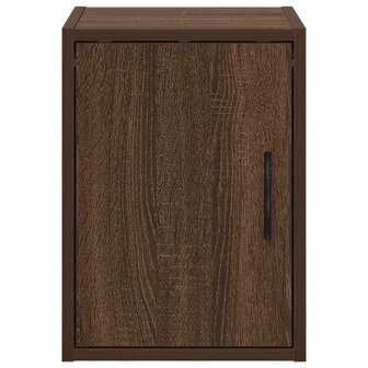Garage wandkasten 2 st spaanplaat bruin eiken 6