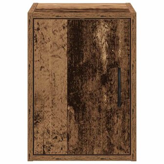 Garage wandkasten 2 st bewerkt hout oud hout 6