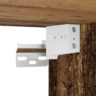 Garage wandkast bewerkt hout oud hout 9