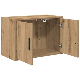 Garage wandkast bewerkt hout ambachtelijk eiken 5