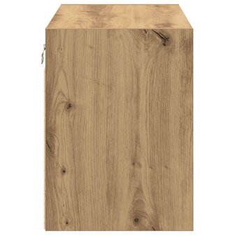 Garage wandkast bewerkt hout ambachtelijk eiken 7