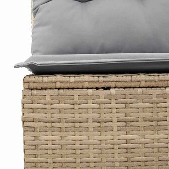 Bankstel 4 pcs Beige poly rattan 7