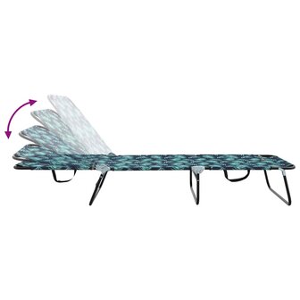 Opvouwbare zonnebed Multikleur 188 x 57 x 86,5 cm Polyester 9