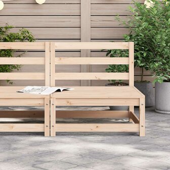 Tuinbank zonder armleuningen 70x70x67 cm massief grenenhout 3