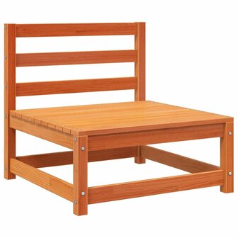Tuinbank zonder armleuningen 70x70x67 cm grenenhout wasbruin 2