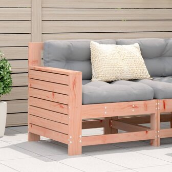 Tuinbank met armleuning 69x62x70,5 cm massief douglashout 1