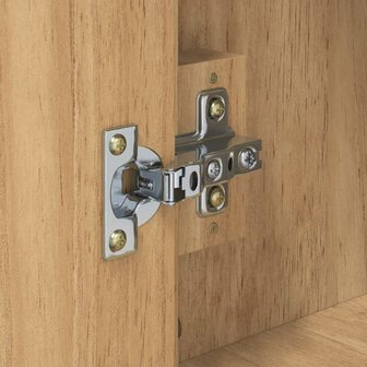 Badkamer wandkast met plank FLORO Wasbruin 35 x 30 x 60 cm 9