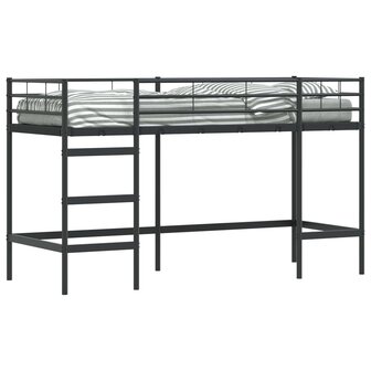 Halfhoogslaper voor Kids Zwart 74,5 x 190 cm Staal 2