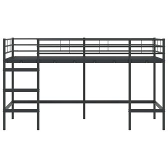 Halfhoogslaper voor Kids Zwart 79,5 x 200 cm Staal 5