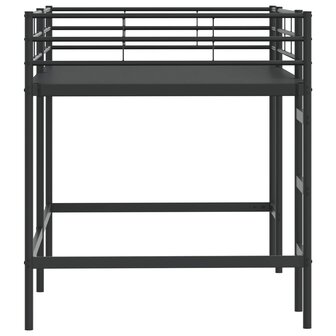 Halfhoogslaper voor Kids Zwart 99,5 x 200 cm Staal 6