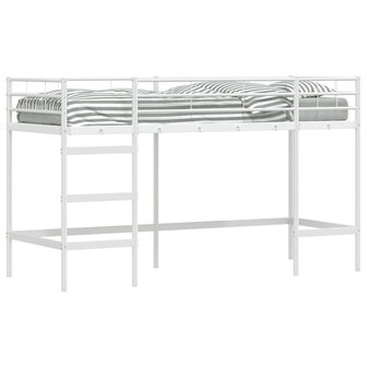 Halfhoogslaper voor Kids Wit 99,5 x 190 cm Staal 2