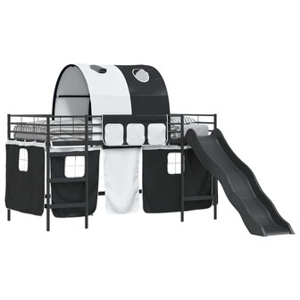 Halfhoogslaper voor Kids Zwart 107 x 200 cm Metaal 2