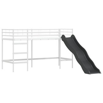 Halfhoogslaper voor Kids Wit en Roze 99,5 x 190 cm Metaal 5