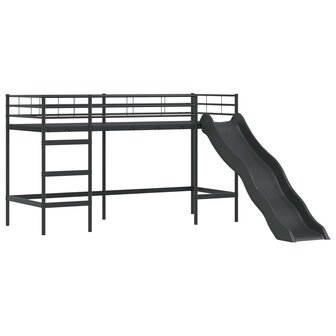 Halfhoogslaper voor Kids Zwart 99,5 x 190 cm Metaal 5