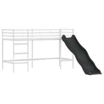 Halfhoogslaper voor Kids Wit en Roze 99,5 x 190 cm Metaal 5