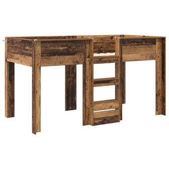 Stapelbed voor Kinderen Oudhout 100 x 200 cm Bewerkt hout 4