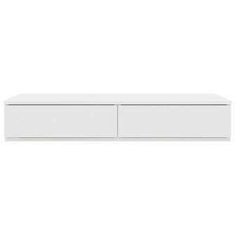 Bedlades met lade Wit 100 x 36,5 x 16,5 cm Bewerkt hout 6
