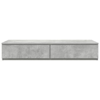 Bedlades met lade Beton Grijs 100 x 36,5 x 16,5 cm Bewerkt hout 6