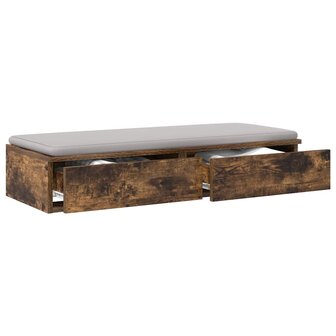 Bedlades Gerookt eiken 100 x 36,5 x 16,5 cm Bewerkt hout 3