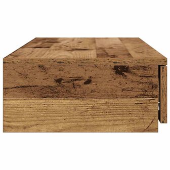 Bedlades met lade Oudhout 100 x 36,5 x 16,5 cm Bewerkt hout 7