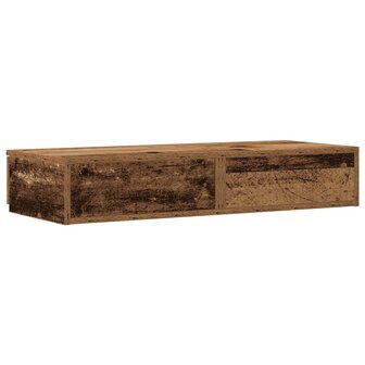Bedlades met lade Oudhout 100 x 36,5 x 16,5 cm Bewerkt hout 8