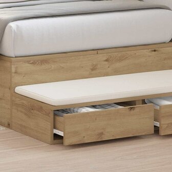 Bedlades Artisan Eiken 90 x 36,5 x 16,5 cm Bewerkt hout 4