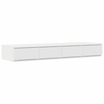 Bedlades met lade Wit 120 x 36,5 x 16,5 cm Bewerkt hout 2
