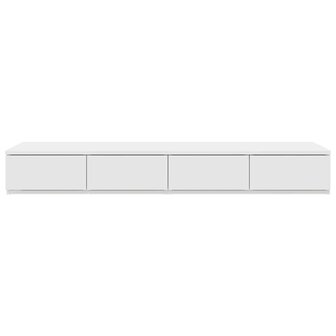 Bedlades met lade Wit 120 x 36,5 x 16,5 cm Bewerkt hout 6