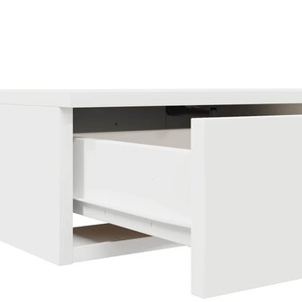 Bedlades met lade Wit 120 x 36,5 x 16,5 cm Bewerkt hout 9