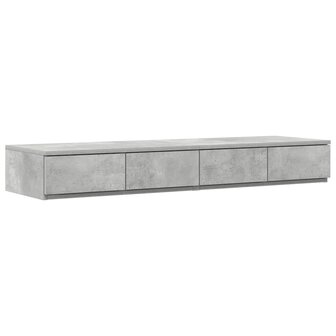 Bedlades met lade Beton Grijs 120 x 36,5 x 16,5 cm Bewerkt hout 2
