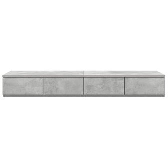 Bedlades met lade Beton Grijs 120 x 36,5 x 16,5 cm Bewerkt hout 6