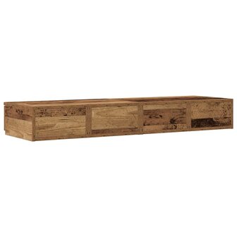 Bedlades met lade Oudhout 120 x 36,5 x 16,5 cm Bewerkt hout 8