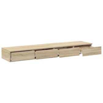 Bedlades Sonoma Eiken 140 x 36,5 x 16,5 cm Bewerkt hout 5