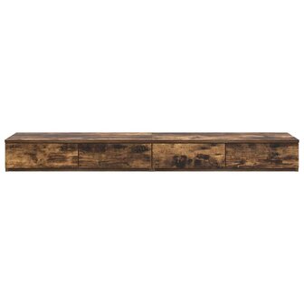 Bedlades Gerookt eiken 140 x 36,5 x 16,5 cm Bewerkt hout 6