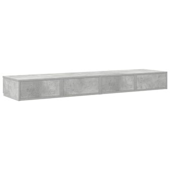 Bedlades met lade Beton Grijs 160 x 36,5 x 16,5 cm Bewerkt hout 8