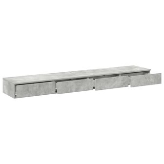 Bedlades met lade Beton Grijs 180 x 36,5 x 16,5 cm Bewerkt hout 5