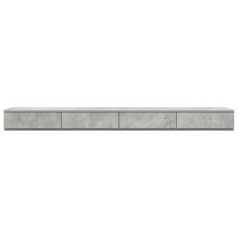 Bedlades met lade Beton Grijs 180 x 36,5 x 16,5 cm Bewerkt hout 6