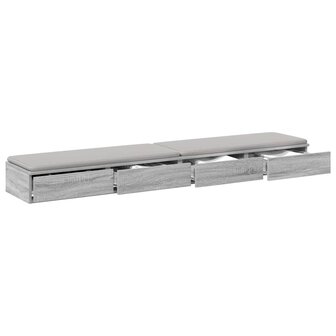 Bedlades Grijs Sonoma 180 x 36,5 x 16,5 cm Bewerkt hout 3