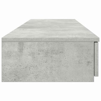 Bedlades met lade Beton Grijs 135 x 36,5 x 16,5 cm Bewerkt hout 7