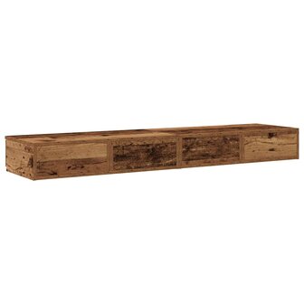 Bedlades met lade Oudhout 135 x 36,5 x 16,5 cm Bewerkt hout 8