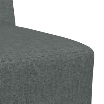 Modulaire bank zonder armleuningen donkergrijs 55 cm stof 7