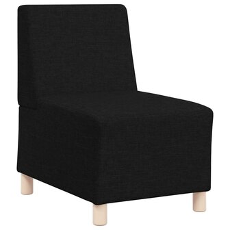 Modulaire bank zonder armleuningen zwart 55 cm stof 2