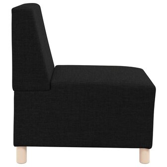 Modulaire bank zonder armleuningen zwart 55 cm stof 5