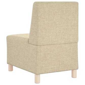 Modulaire bank zonder armleuningen cr&egrave;me 55 cm stof 6